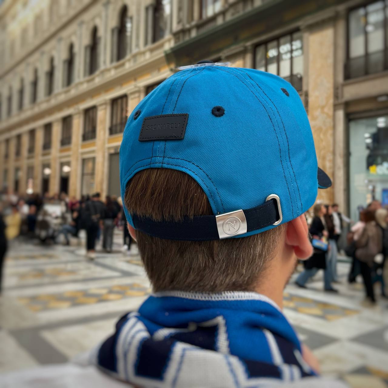 ADULT BLUE/LIGHT BLUE BASEBALL CAP - ENZO CASTELLANO