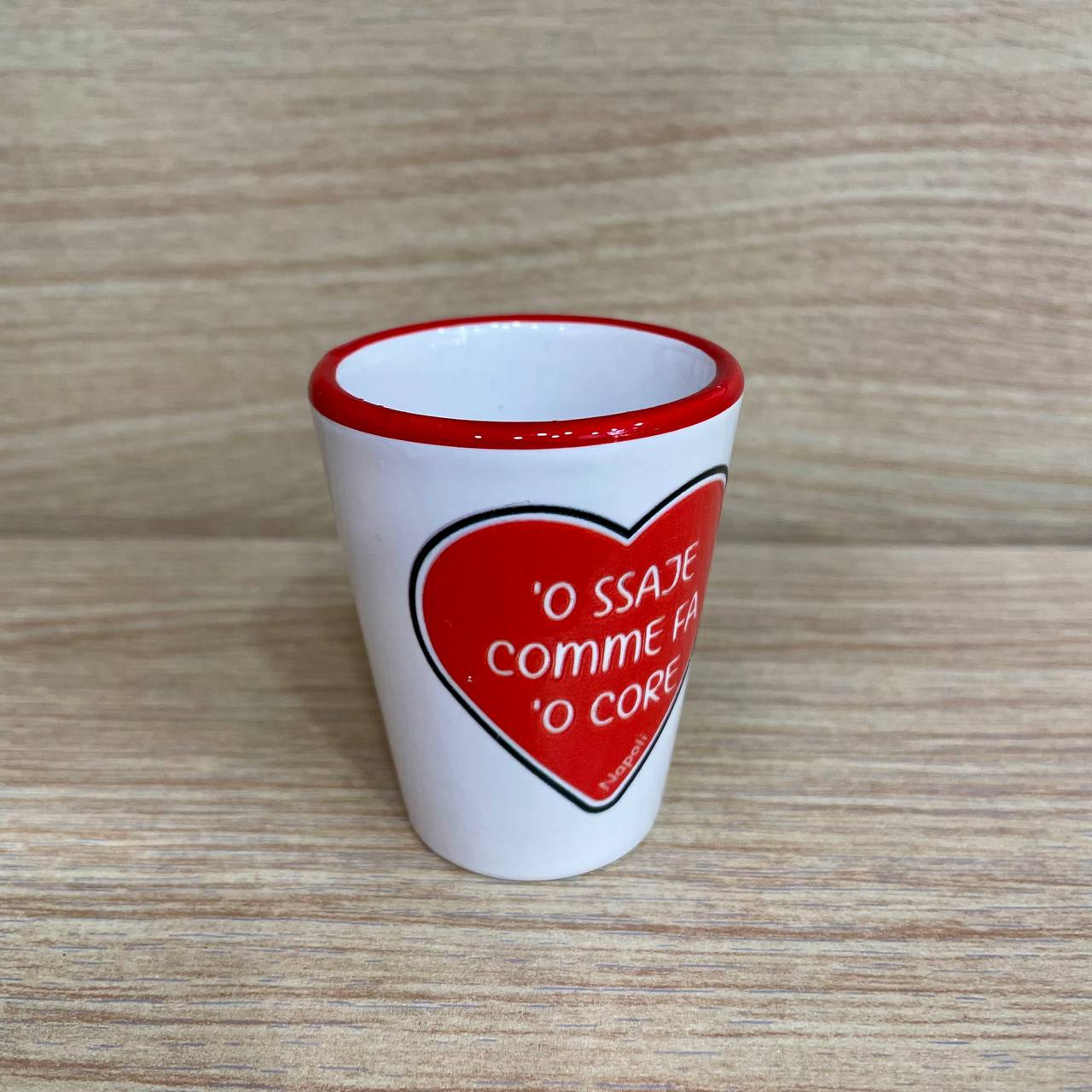 “'O SSAJE COMME FA 'O CORE” GLASS GLASS
