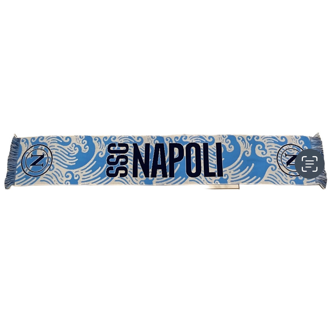 SSC NAPOLI SCIARPA WAVE AZZURRA/BIANCA