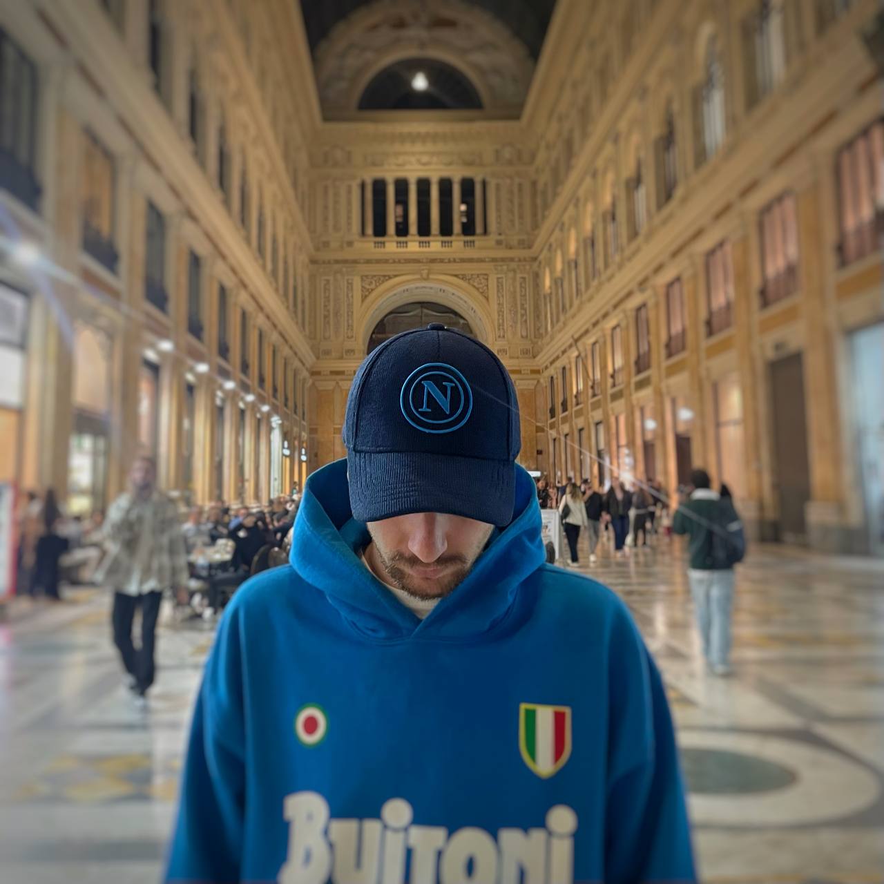 EMBROIDERED BASEBALL CAP - ENZO CASTELLANO