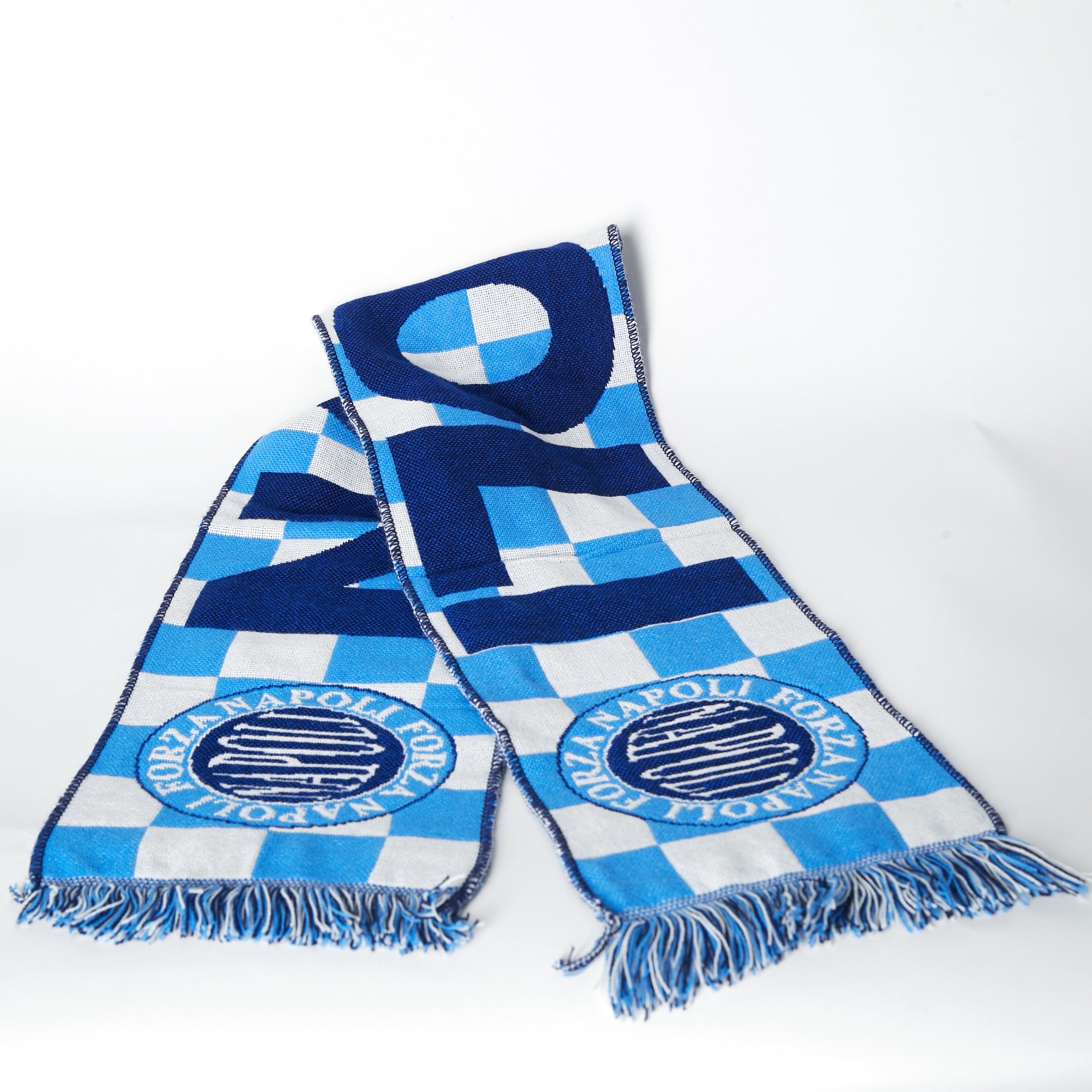 SCIARPA NAPOLI SCACCHIERA
