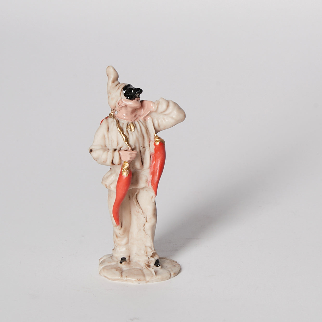 PULCINELLA STATUETTE WITH HORNS