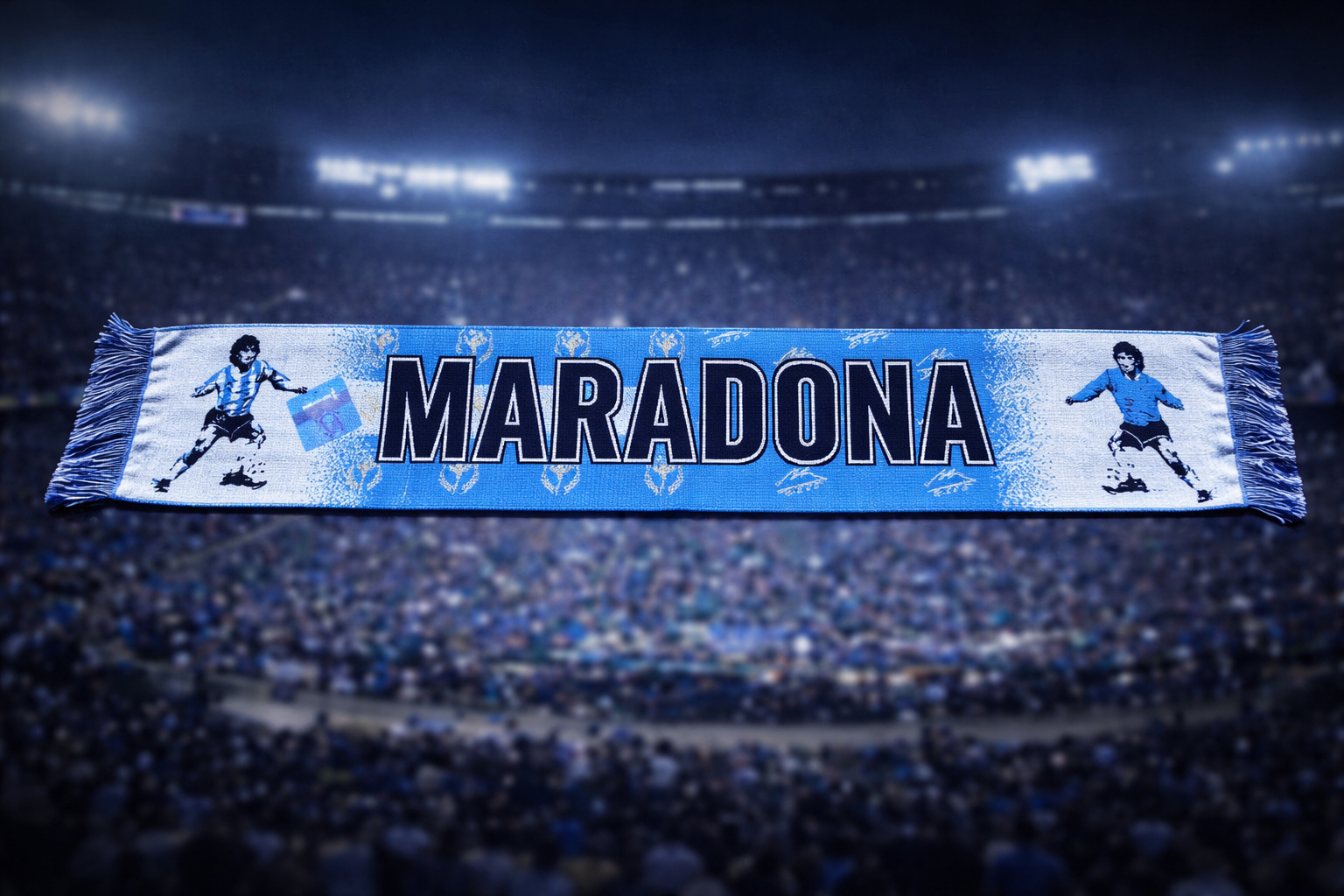 Sciarpa Maradona Napoli e Argentina