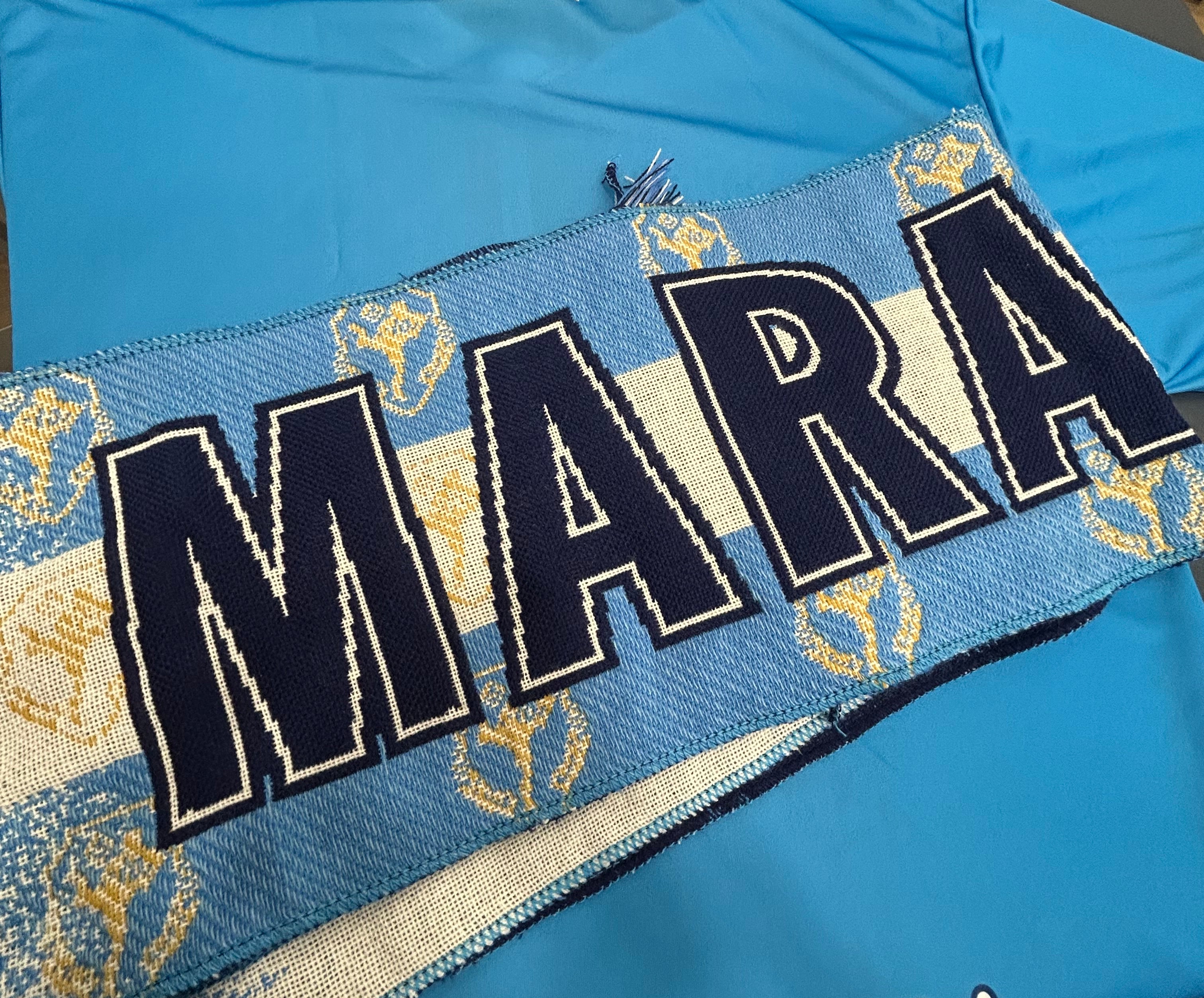 Sciarpa Maradona Napoli e Argentina